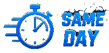 Same day service stopwatch