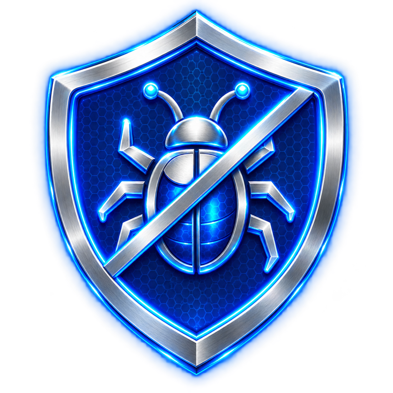 Security shield protecting a computer from viruses and malware